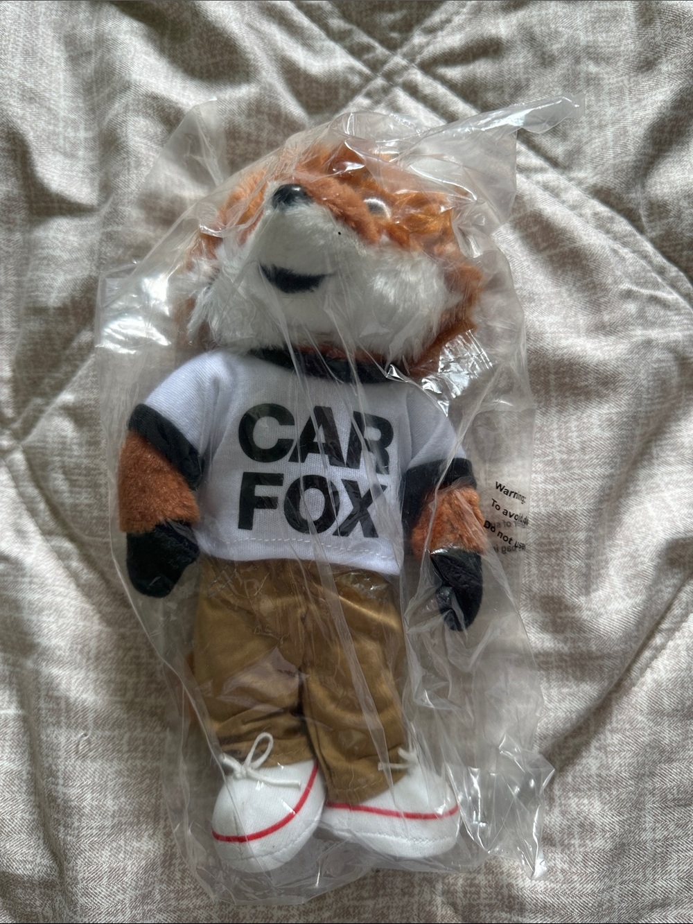 Plush Toy - Brown Fox in White Shirt